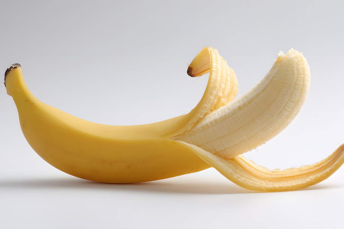 Banana sbucciata