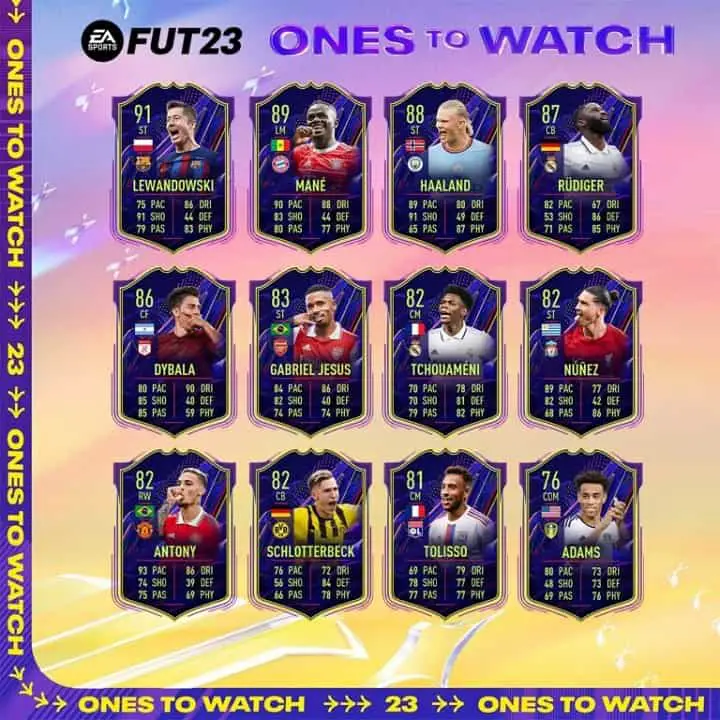 FIFA 23 OTW - Ones to watch - Giocatori da tenere d'occhio