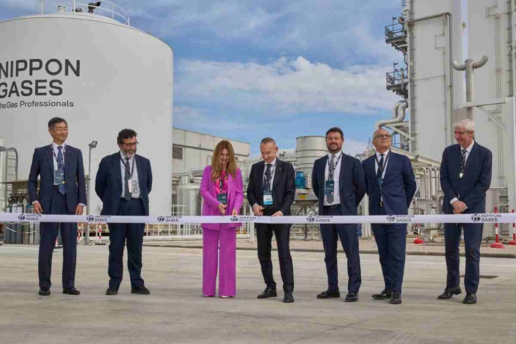 Inaugurazione impianto di frazionamento Nippon Gases