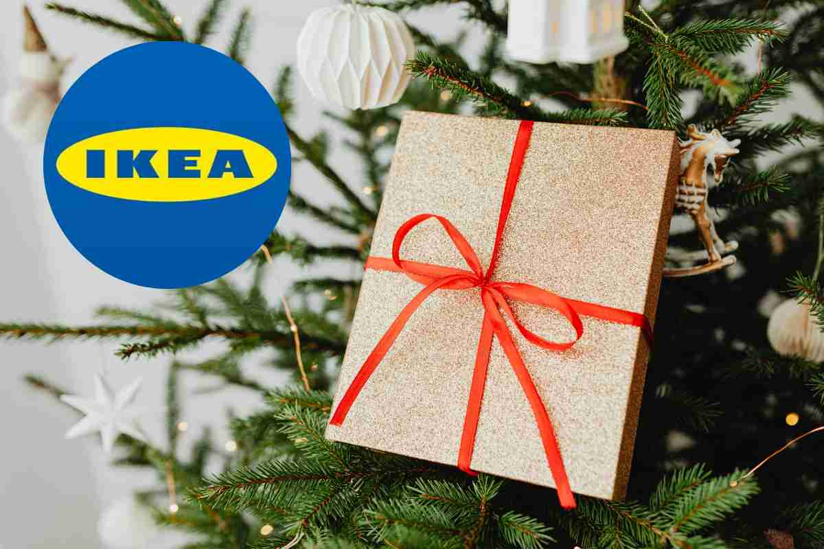 ikea logo albero di natale vero pacchetto regalo
