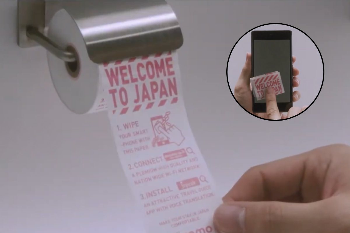 carta igienica smartphone giappone