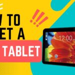 how to reset a rca tablet