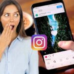 instagram logo donna sorpresa smartphone
