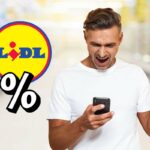 uomo telefono logo lidl supermercato