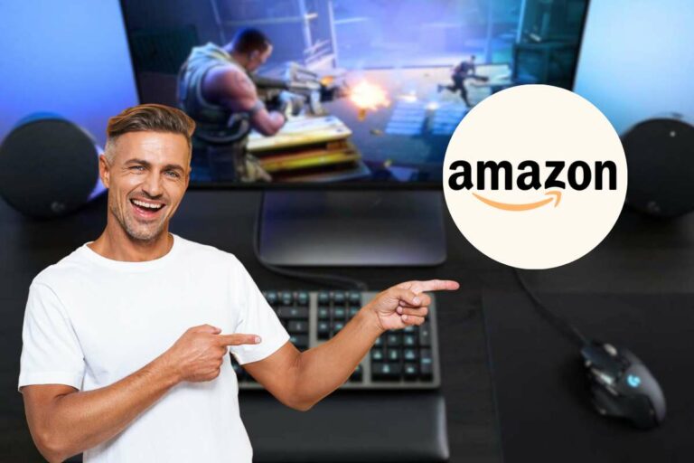 amazon logo setup gaming uomo indica