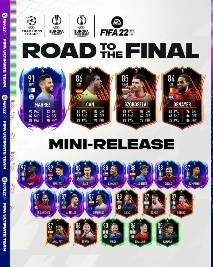 road to the final fifa ultimate team 22